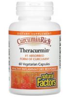 Куркумин Theracurmin CurcuminRich Natural Factors, 60 вегетарианских капсул