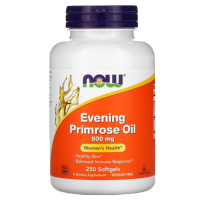 Масло Вечерней Примулы (Primrose Oil) 500 мг, Now Foods, 250 гелевых капсул