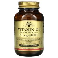 Витамин Д3, 600 МЕ (Vitamin D3, 600 МЕ), 120 капсул