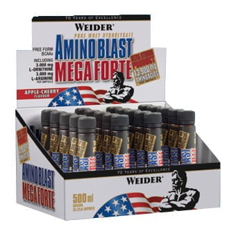 Weider Amino Blast Mega Forte (Вейдер Амино-Бласт Мега Форте) 20 амп х 25 мл