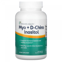 Мио + D-Хиро Инозитол (Myo + D-Chiro Inositol), Fairhaven Health, 120 капсул
