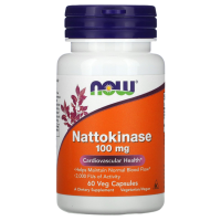 Наттокиназа Нау Фудс (Nattokinase Now Foods), 60 капсул