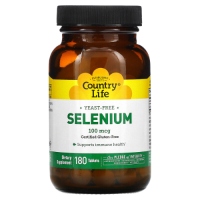 Селениум (Selenium) 100 mcg Country Life 180 таблеток