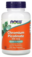 Пиколинат хрома (Chromium Picolinate), 200 мкг, 250 капсул