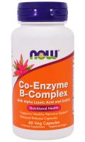 Фото препарата Ко-Энзим В-Комплекс Нау Фудс - Сo-Enzyme B-Komplex - NOW Foods - 60 капсул