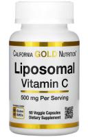 Липосомальный витамин С Калифорния Голд Нутришн (Liposomal Vitamin C California Gold Nutrition), 250 мг, 60 растительных капсул