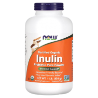 Инулин Пребиотик Порошок Нау Фудс (Inulin Prebiotic FOS  Now Foods), 454 грамма