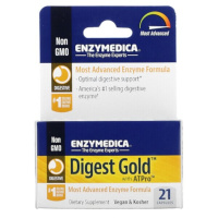 Дайджест Голд с АТПро Комплекс пищеварительных ферментов (Digest Gold с ATPro), Enzymedica, 21 капсула