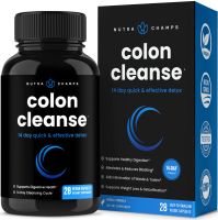 Очищение толстой кишки (Colon Cleanse), NutraChamps, 28 вегетарианских капсул