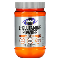 Спорт, Порошок L-глютамина (Sports, L-Glutamine Powder), Now Foods, 454 грамма (1 фунт)
