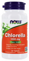Хлорелла Нау Фудс 1000 мг (Chlorella Now Foods 1000 mg) - 60 таблеток