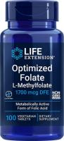 Оптимизированный фолат 1700 mcg Life Extension,100 вегетарианских таблеток