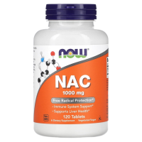 NAC Now Foods (N-ацетилцистеин Нау Фудс), 1000 мг, 120 таблеток