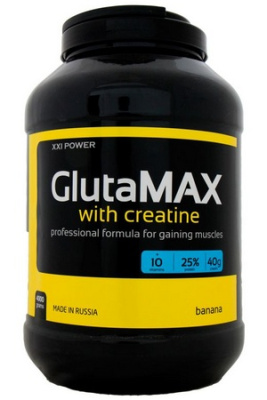 GlutaMAX with Creatine (Глютамакс 3000 с креатином) XXI Power 4 кг - Банан
