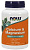 Кальций и Магний (Calcium and Magnesium) Now Foods, 100 таблеток