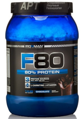 Протеиновый напиток F-80 IRONMAN (Формула 80), 1 кг