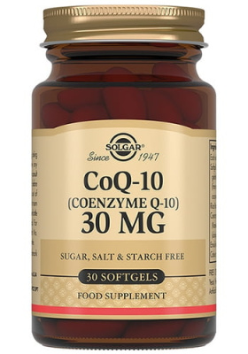 Коэнзим Q-10 Солгар 30 мг (Coenzyme Q-10 Solgar 30 mg) - 30 капсул