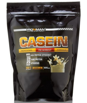Caseine (Казеин) IRONMAN, 75% белковый концентрат, 500 г