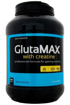 GlutaMAX with Creatine (Глютамакс 3000 с креатином) XXI Power 4 кг - Шоколад
