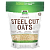 Органические овсяные хлопья Нау Фудс (Organic Steel Cut Oats NOW Foods), , 907 грамм