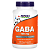 ГАБА Гамма-Аминомасляная Кислота (GABA) 750 мг, Now Foods, 200 вегетарианских капсул